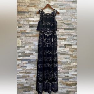 Erin Fetherston Black Maxi Dress Size 2 Special Occasion Wedding Guest